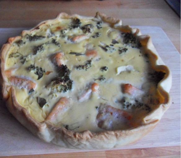 Lachs-Quiche