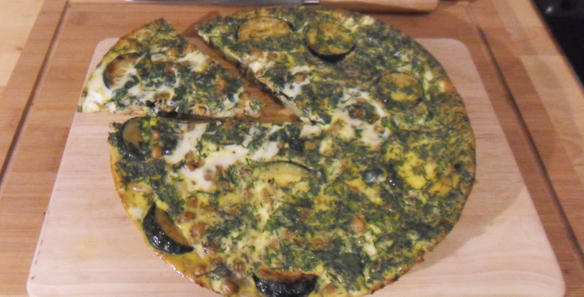 Kräutergrüne Frittata